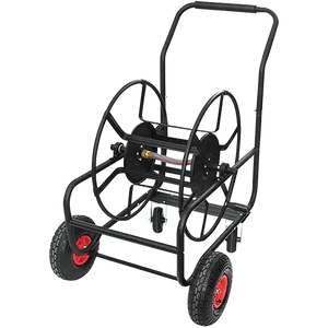 4 WHEEL HOSE CART BARE REEL
