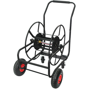 4 WHEEL HOSE CART BARE REEL