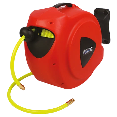 AIR & WATER HI VIS HOSE REEL 3/8X15M