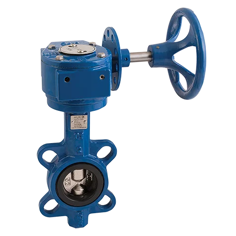 5 WAFER B/FLY VALVE CI/SS/NBR GEAR