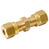 10MM OD EQUAL BRASS COUPLING