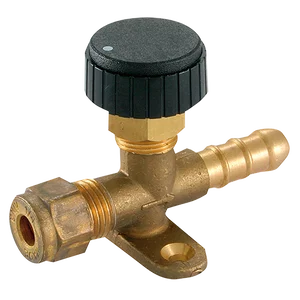 1/4 OD X 3/8ID 5/16 FOOT MOUNT VALVE