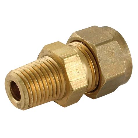1/4 OD X 1/4 NPT  MALE STUD COUPLING