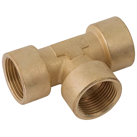 2.1/2 BSPP BRASS FEMALE TEE EQUAL