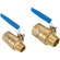 1/2 MALE/FEM BRASS AIRPIPE BALL VALVE