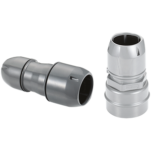 RED STRAIGHT AIRPIPE CONNECTOR