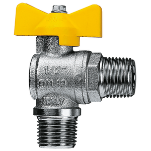 1/2 BSPP EQUAL MALE 90DEG BALL VALVE