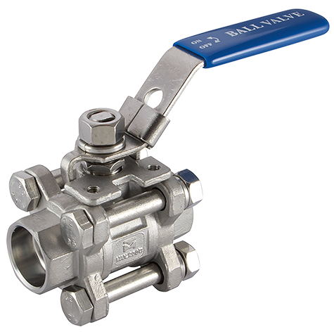 SOCK/WELD BALL VALVE 316 3PC