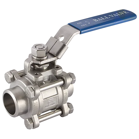 3/8   BUTT/WELD BALL VALVE 316 3PC