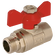 1/4  BSPP PROFIT RED BUTTERFLY HANDLE
