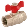1/2  BSPP PROFIT RED BUTTERFLY HANDLE