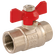 1/2  BSPP PROFIT RED BUTTERFLY HANDLE