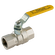 1/2  BSPT PROFIT BALLVALVE YELLO HANDLE