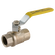 1/4  BSPP PROFIT BALLVALVE YELLO HANDLE