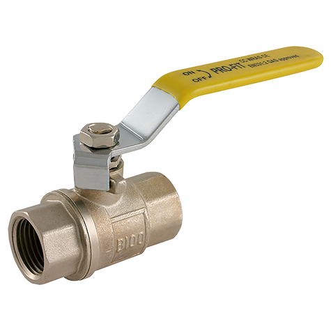3 BSPP PROFIT BALLVALVE YELLO HANDLE