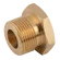 M10X1.0 SOLID BRASS MALE PLUG