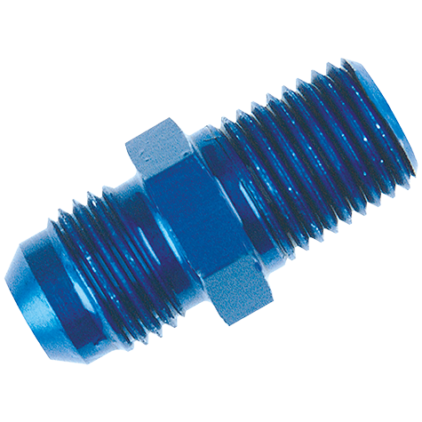 7/16 X 20JIC X 1/8NPT M/M BLUE ADAP