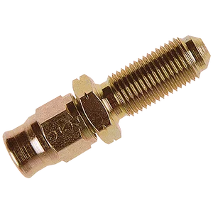10X1.00 STRAIGHT MALE BULKHEAD PLATED