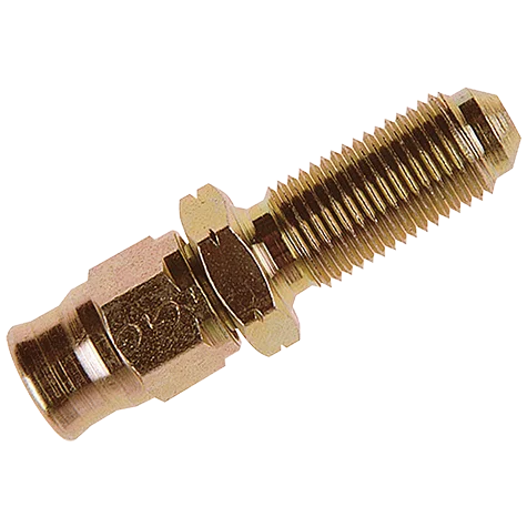 10X1.00 STRAIGHT MALE BULKHEAD PLATED