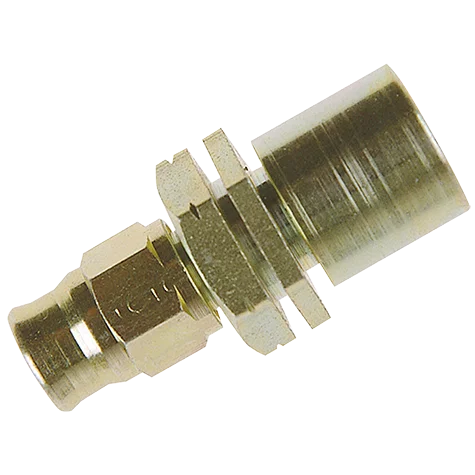 10X1.00MM FEMALE BULKHEAD PLATED