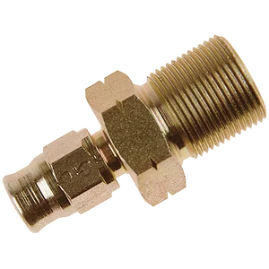 10X1.00MM FEMALE BULKHEAD PLATED