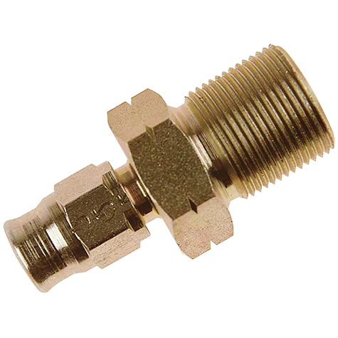 10X1.00MM FEMALE BULKHEAD PLATED