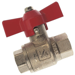 BSP FEM BALL VALVE BRASS T F/FLOW