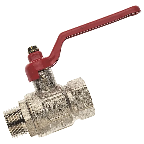 1/2  BSP M/F BALL VALVE BRASS F/FLOW