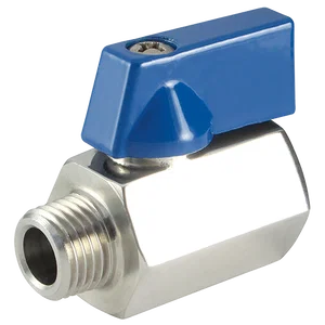 M/F 316 ST/ST HEX MINI BALL VALVE