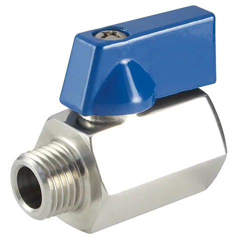 M/F 316 ST/ST HEX MINI BALL VALVE