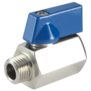 M/F 316 ST/ST HEX MINI BALL VALVE