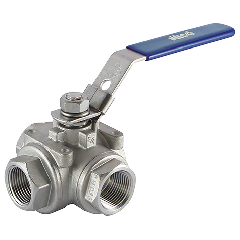 1/4  BSP FEM BALL VALVE 316 T-PORT