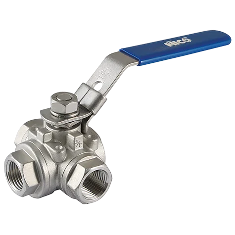 1    BSP FEM BALL VALVE 316 L-PORT