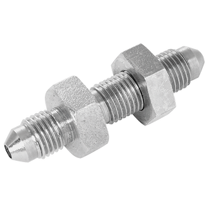 JIC MALE BULKHEAD & LOCKNUT