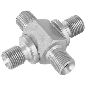 6557-BSPP EQUAL MALE CROSS STEEL