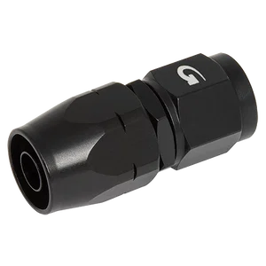 236 HOSE END STRAIGHT-10 BLACK