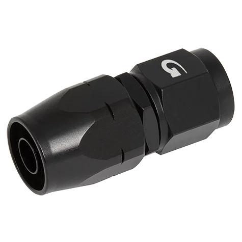 236 HOSE END STRAIGHT-10 BLACK