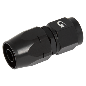 236 HOSE END STRAIGHT-10 BLACK