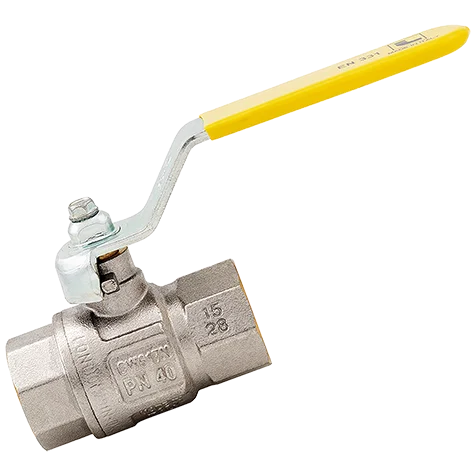 2 BSP FEM GAS F/FLOW B/V FLAT LEVER