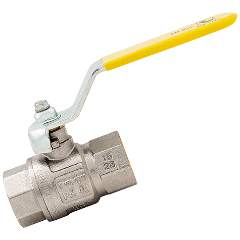 3/8 BSP FEM GAS F/FLOW B/V FLAT LEVER