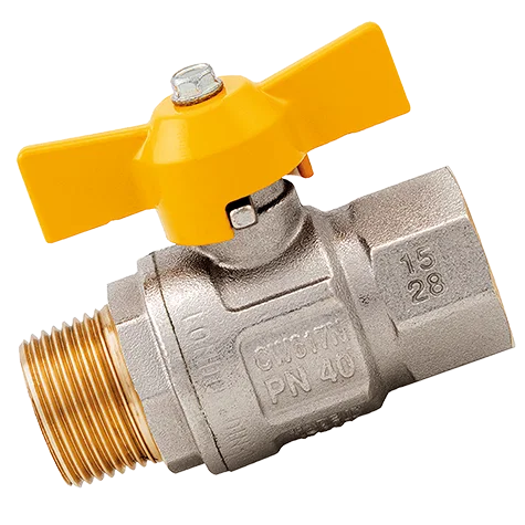 1/2 BSP F X M GAS F/FLOW B/V T HANDLE