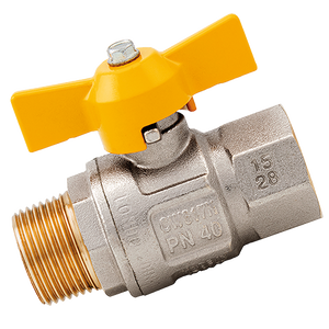 BSP F X M GAS F/FLOW B/V T HANDLE