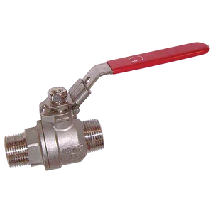 BSP MALE 2 PIECE LOCKABLE B/V SS