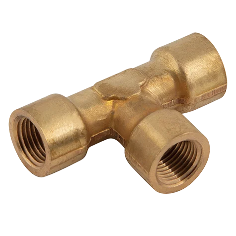 NPT 1 FXFXF BRASS EQUAL TEE