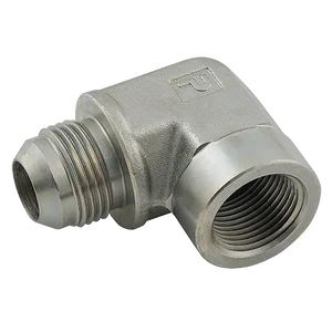 3/8-10MM X 1/4NPT  TRIPLELOK FEM 90