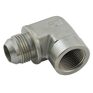 3/8-10MM X 1/4NPT  TRIPLELOK FEM 90