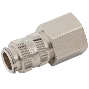 BSPP FEM  COUPLING NICKEL PLATED
