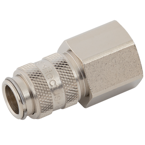 BSPP FEM  COUPLING NICKEL PLATED