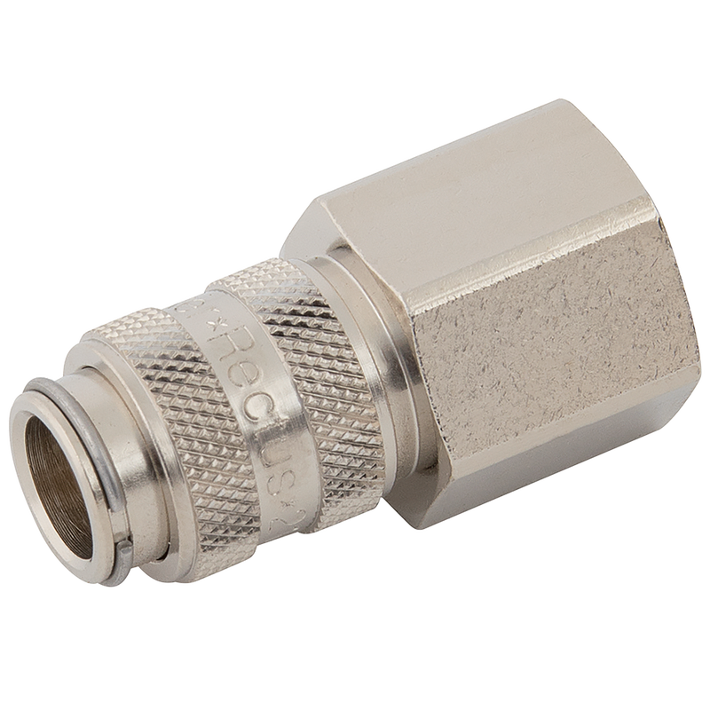 BSPP FEM COUPLING NICKEL PLATED