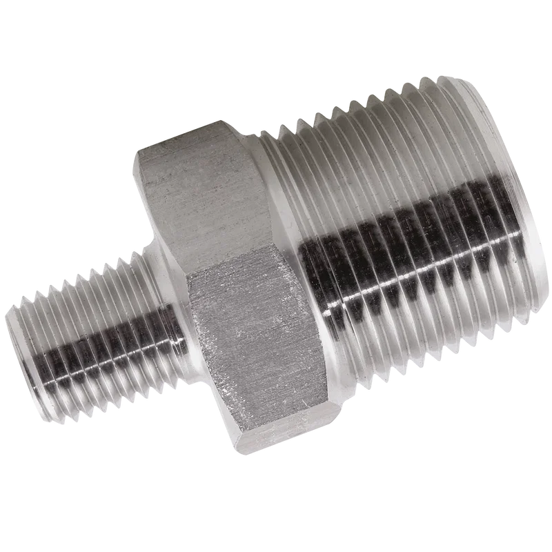 NPT M/M RED NIPPLE 3K 316L